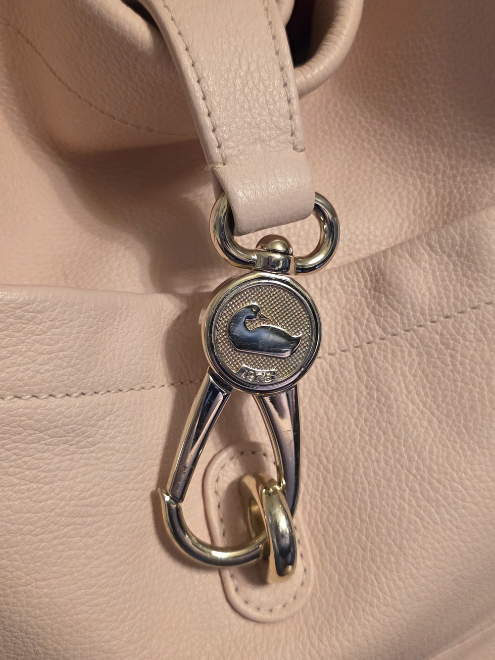 Dooney & Bourke Pink Belvedere Logo Lock Tote Bag, Large, Preloved - Picture 2 of 12